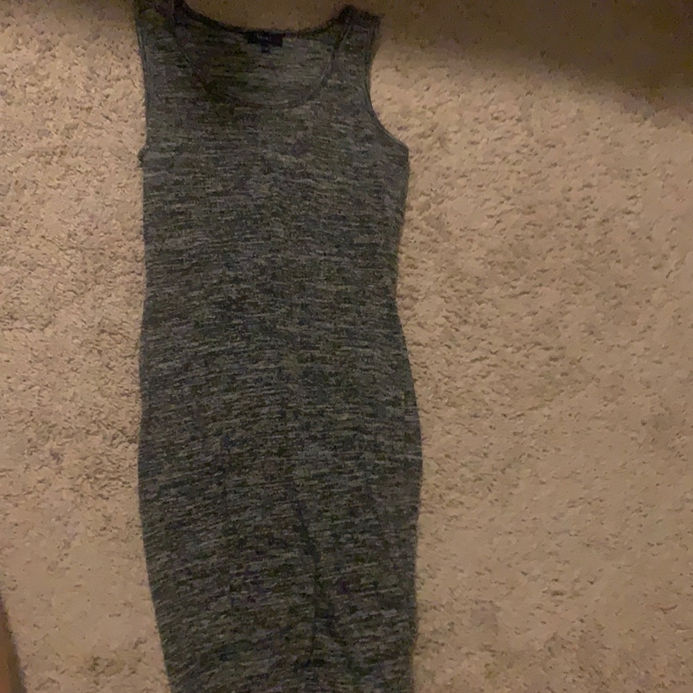 LOVE J GREY BODYCON DRESS SIZE MEDIUM